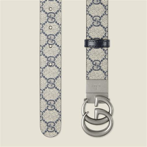 Gucci Cinturón GG Marmont estrecho reversible